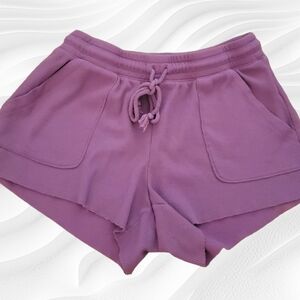 NEW Womens (M) AERO Waffle Knit Sleep Shorts